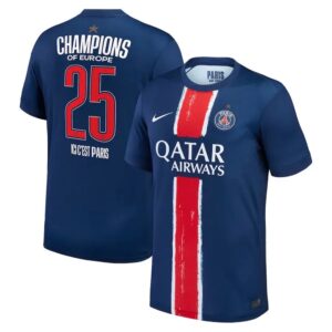 🏆 Maillot PSG Champions d’Europe 2025 – Étoile dorée Collector